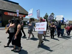‘Build power, not panic’: San Jose community marches to protest ICE arrests