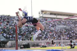 Transgender athlete wins girls high jump event at California track and field finals as protests rage amid controversy