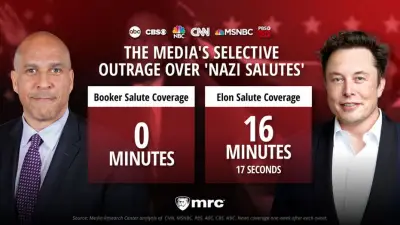 Media's glaring double standard exposed: Musk vilified while Dem senator gets a pass for identical gesture