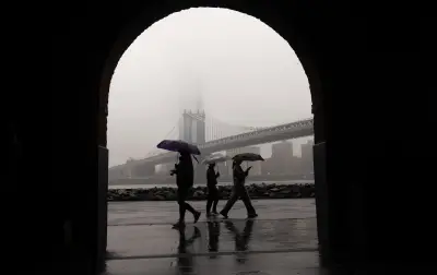 There goes the sun. NYC could be in for a cloudy, wet week.