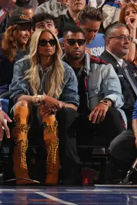 Russell Wilson and Ciara, Timothee Chalamet on a stacked celebrity row for Game 2 of Knicks-Pacers