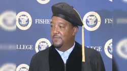 Red Sox legend Pedro Martinez receives honorary doctorate from Fisher College