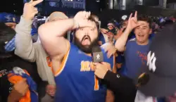 Knicks’ Karl-Anthony Towns shades Celtics with shirt during Subway Series appearance