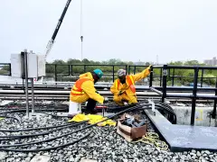 Wave barriers, a debris shield and cushioned tracks: Rockaway A train gets a new life