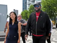 Boston Red Sox legend David Ortiz backs Michelle Wu for mayor