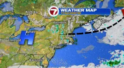 Showers for some Memorial Day